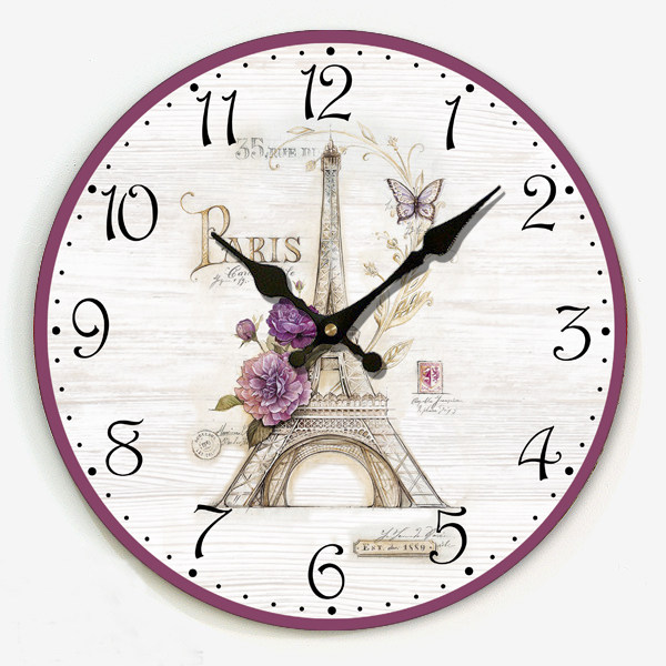 European country Retro Pocket Watch a living room Café originality Wall clock Pocket Watch Mute sunlight Movement France iron towerin the Home accessories , Home bell ornaments/Alarm Clock , Wall clock  category - from Buy2taobao.com to provide professional Taobao agent buy service