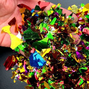 结婚庆典手抛花撒彩色光电闪光碎纸碎片亮片婚庆礼炮生日彩纸撒花
