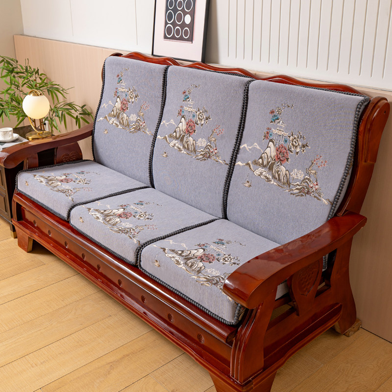 实木沙发坐垫带靠背加厚海绵垫子防滑红木老式沙发垫一体座垫靠垫,居家布艺,沙发垫,淘宝优惠券,粉丝福利购,淘宝优惠卷