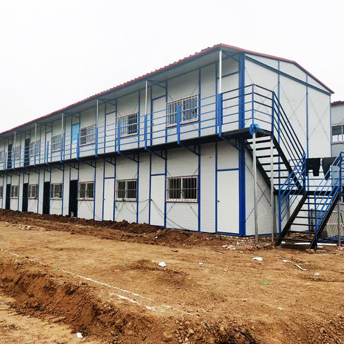 商铺玻璃快拼箱房工地组合办公室宿舍可拆卸员工宿舍住人集装箱房