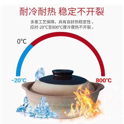 干烧煲汤砂锅炖汤煲粥家用耐高温大容量干烧煲啫啫煲陶瓷.
