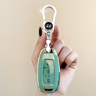 22/23款北京现代第七代伊兰特钥匙套精英/尊贵/黑骑士版遥控包扣0