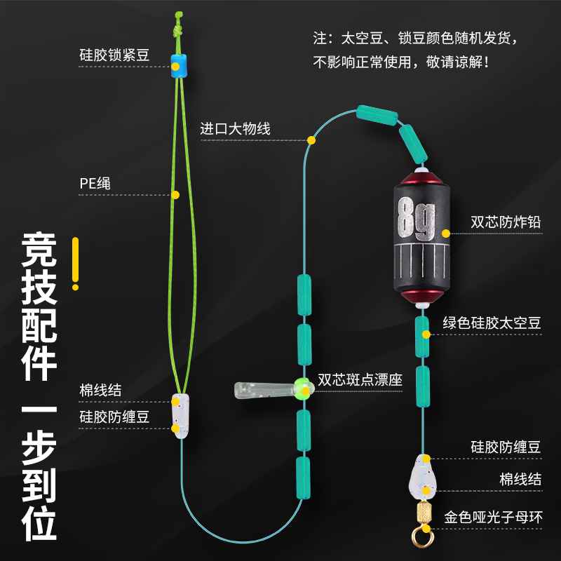 钓鱼王2023年大物线组草鱼翘嘴鳊鱼全套绑好主线组成品鱼线用品