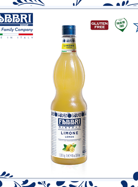 法布芮Fabbri 柠檬糖浆汁 Lemon Syrup 意大利原装进口 1.3kg/1L