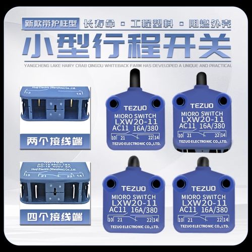 特佐微动开关LXW20-11 01 10 M按压式推压磁吹开关柜子门行程限位