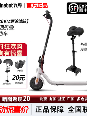 Ninebot九号电动滑板车E2成年折叠便携智能9号代步车神器生日送礼