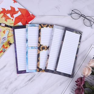 磁性便利贴学生记事笔记便贴纸本标签纸条状可撕外卖广告冰箱贴