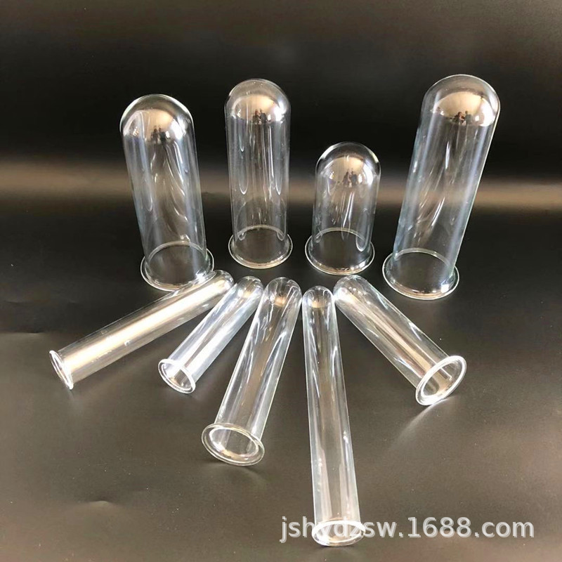 玻璃水培试管花瓶试管翻口试管 喇叭口试管 圆底平底花架试管