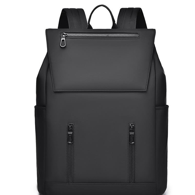 跨境新款男士双肩包商务出差旅行背包学生大容量简约百搭防水书包