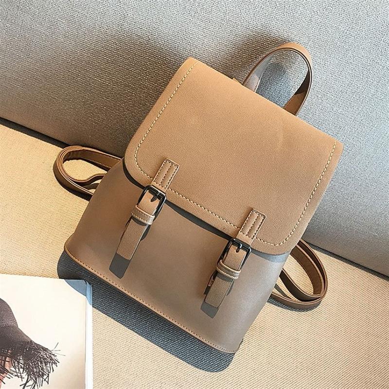 小众百搭高级质感pu撞色方版女士小方包新款多用途双肩背包