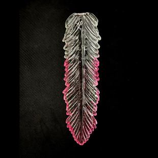 卧室灯轻奢吊灯羽毛水晶灯别墅设计师奶油灯琉璃玻璃灯罩配件散件