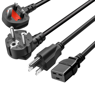 16a转c19英规欧规美规电脑电源线