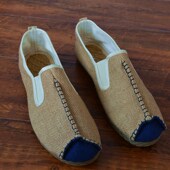 牛筋底胶粘懒人鞋 禅修汉服鞋 休闲透气套头鞋 云南民族风手工麻鞋