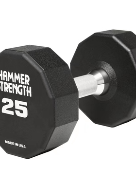 悍马十二边CPU哑铃杠铃工作室PU哑铃健身房哑铃无味环保12边定制