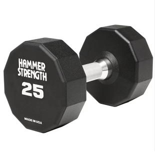 悍马十二边CPU哑铃杠铃工作室PU哑铃健身房哑铃无味环保12边定制