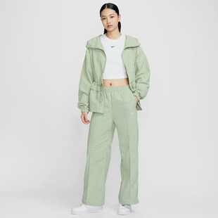 Nike耐克长裤女新款宽松休闲防晒梭织透气中腰直筒运动裤子FQ3589