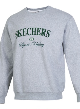 SKECHERS斯凯奇男女运动休闲套头衫卫衣L424U01