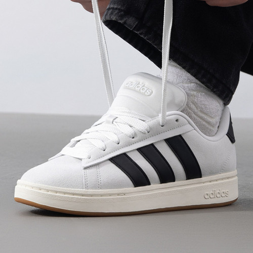Adidas男鞋女鞋网球运动休闲板鞋