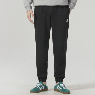 阿迪达斯加绒长裤针织束脚运动裤