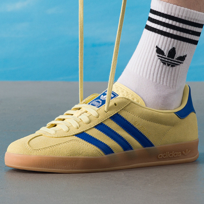 Adidas男鞋女鞋三叶草低帮德训鞋
