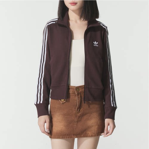 Adidas三叶草女KNITTEDTOP外套