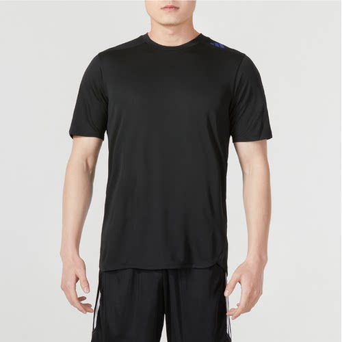 阿迪达斯夏男子运动速干短袖T恤