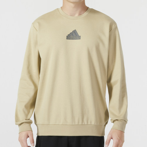 Adidas时尚休闲圆领卫衣套头衫