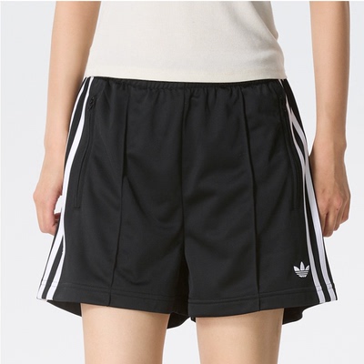 adidas女经典款运动休闲针织短裤