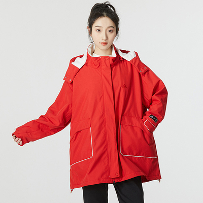 Adidas女装休闲上衣连帽夹克外套