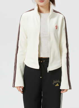 Adidas阿迪达斯女装2026春季新款NYR WARM JKT2灯芯绒外套KG3456