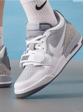 耐克乔丹大童低帮AJ312运动鞋冬季男女童缓震回弹JORDAN CD9054