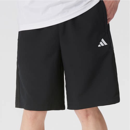Adidas男速干运动休闲透气五分裤