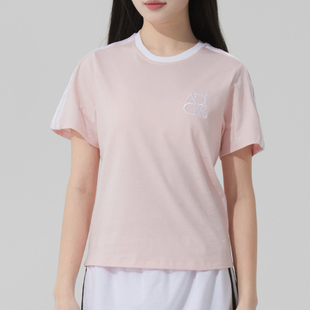 Adidas阿迪达斯女装2025春季新款DANCE TEE2休闲短袖T恤JY7628