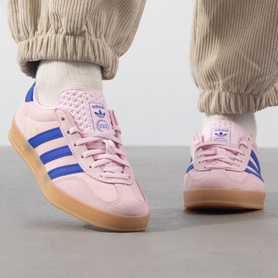阿迪达斯女GAZELLE复古休闲鞋