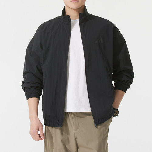 Adidas男子运动防风健身夹克外套
