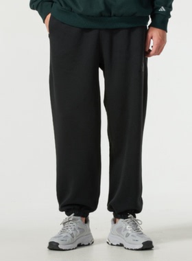 adidas阿迪达斯秋冬男休闲舒适宽松运动裤居家户外针织长裤IX1252