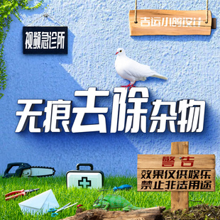 无痕去除杂物:p视频/视频p图/视频ps/视频修改/视频处理