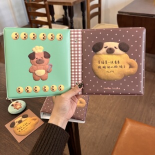 少女岛原创曲奇系列插画wide宽幅mini3寸富士SQ四寸拍立得卡册