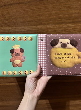 少女岛原创曲奇系列猪包插画wide宽幅宝丽来3寸mini拍立得卡册