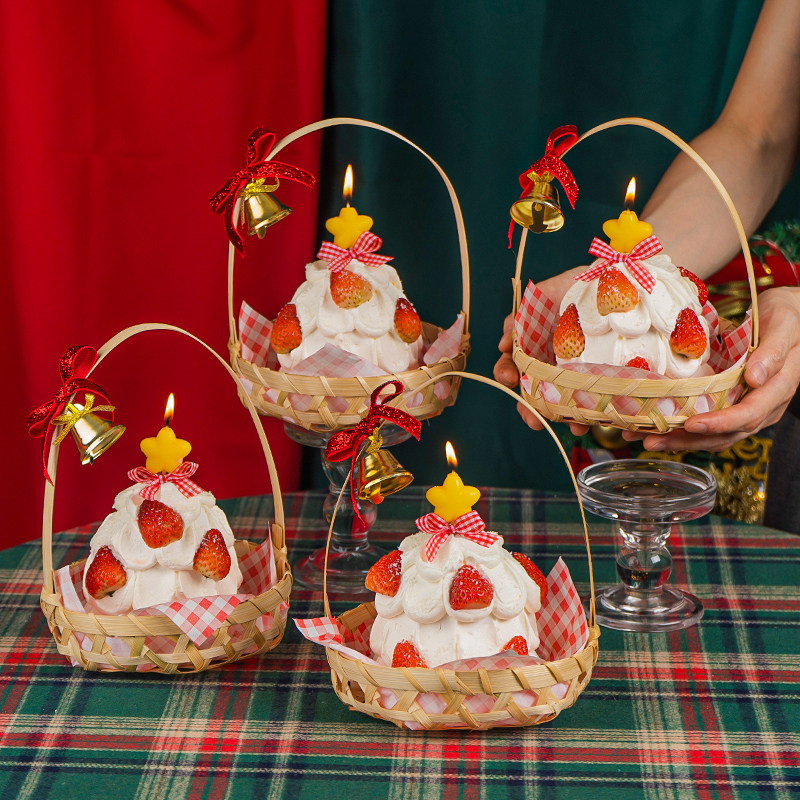 圣诞节快乐许愿树造型创意手提篮蛋糕装饰蛋糕五角星蜡烛蛋糕插件,节庆用品/礼品,蛋糕/烘焙装饰用品,淘宝优惠券,粉丝福利购,淘宝优惠卷
