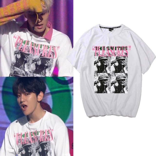 朴灿烈吴世勋街舞大码落肩打歌服