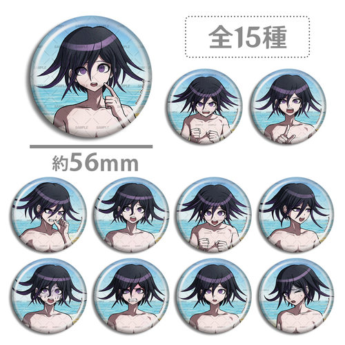 弹丸论破旧游泳 吧唧徽章 王马小吉 Ouma Kokichi 笑颜 怒颜 周边