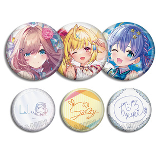NIJISANJI EN 彩虹社铃原露露星川莎拉生日限定纪念徽章现货