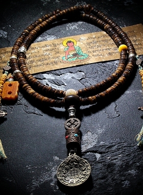 卡杰格朵藏式嘎嘎佛珠.108颗