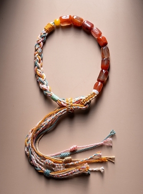 编绳. 南红玛瑙手串 / 卡杰格朵 原创川料新中式手链民族风礼物女