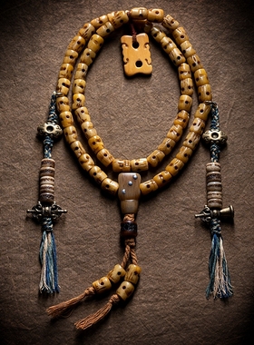 卡杰格朵牦牛骨原创设计佛珠