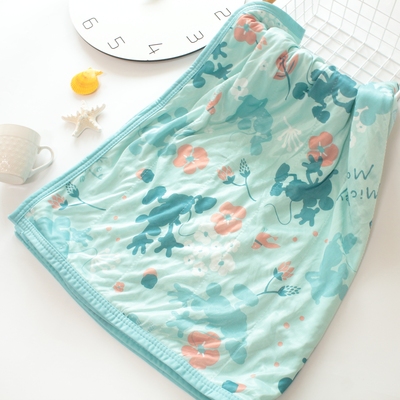 小尺寸85*115凉冷感毯子夏用冰丝出口日单双面空调被儿婴童单人