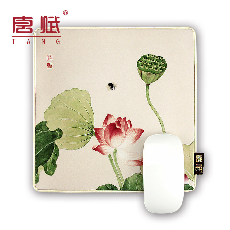 丝绸鼠标垫杭州特产纪念品中国风特色礼品送老外教师节小礼物实用