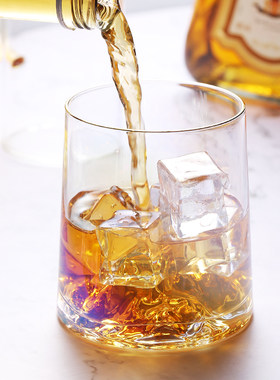 唐赋彩色水晶杯威士忌红酒杯