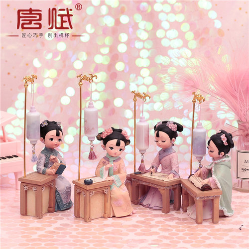 故宫人偶我是格格摆件